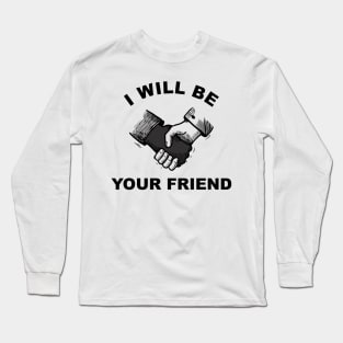 Black and White Long Sleeve T-Shirt